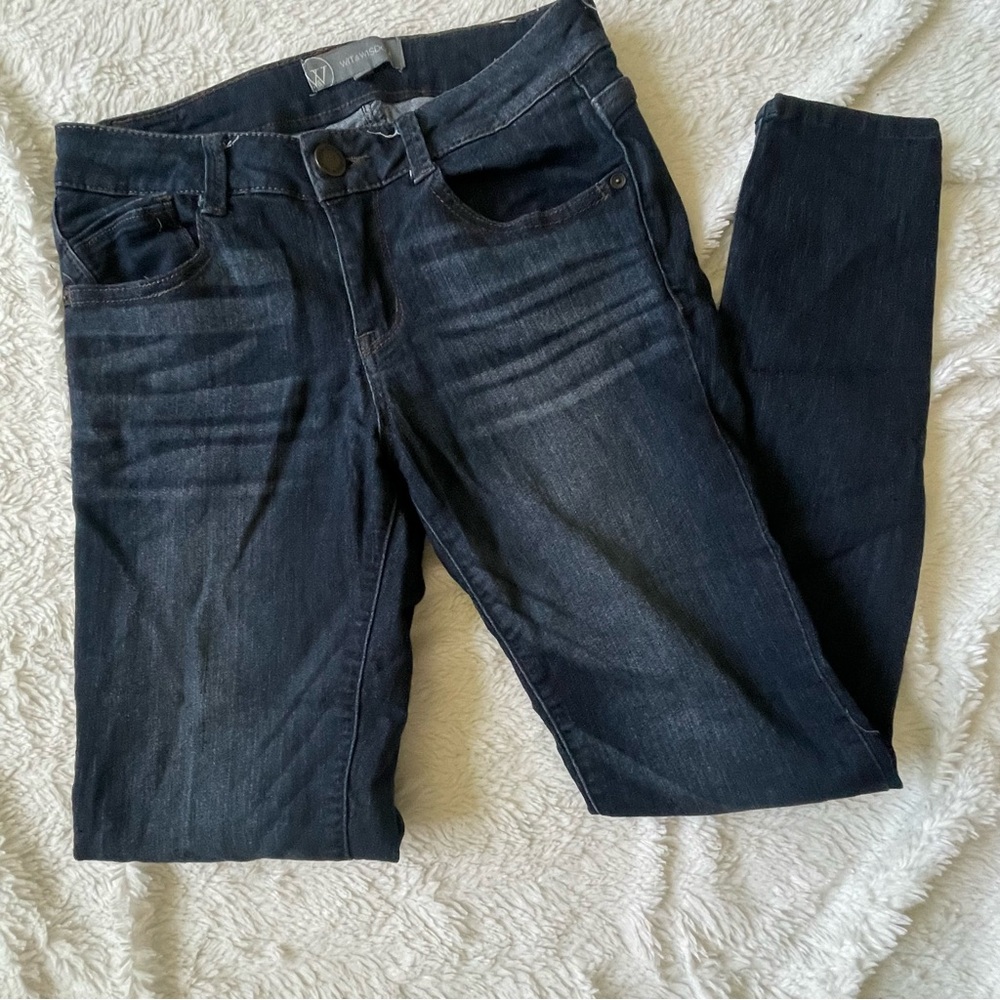 Wit & Wisdom Womens Dark Denim Skinny Jeans Size 2